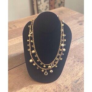 Vintage Long Beaded Necklace,Size 19 In Long